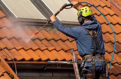 Démoussage et hydrofuge de toiture au Tilleul-Lambert
